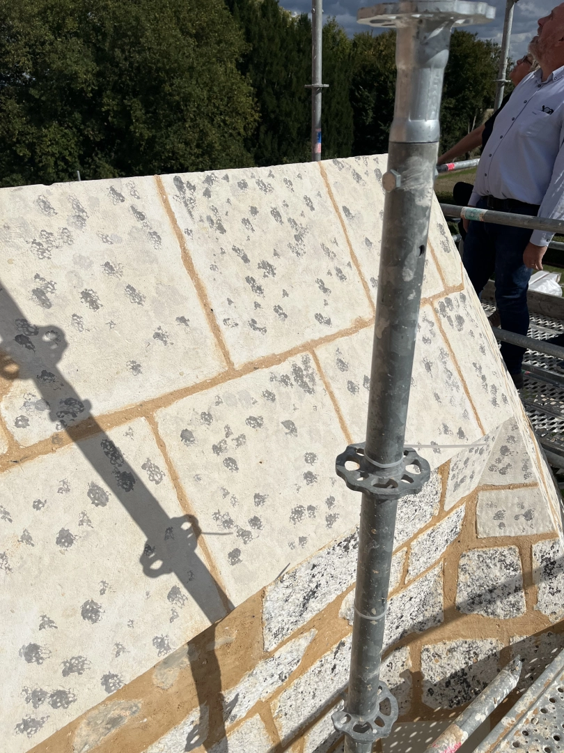 Tête de tourelle patinée Vitot (27)